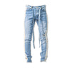 M1 mid distressed - Artic dual stripes - Jeans Pants