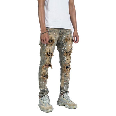 M1 batik patch - Desert fox monett - Celana Jeans