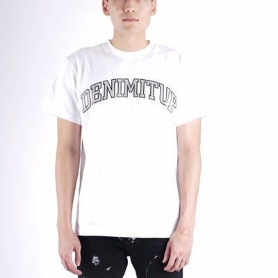 DENIMITUP White Tee - Baju Kaos