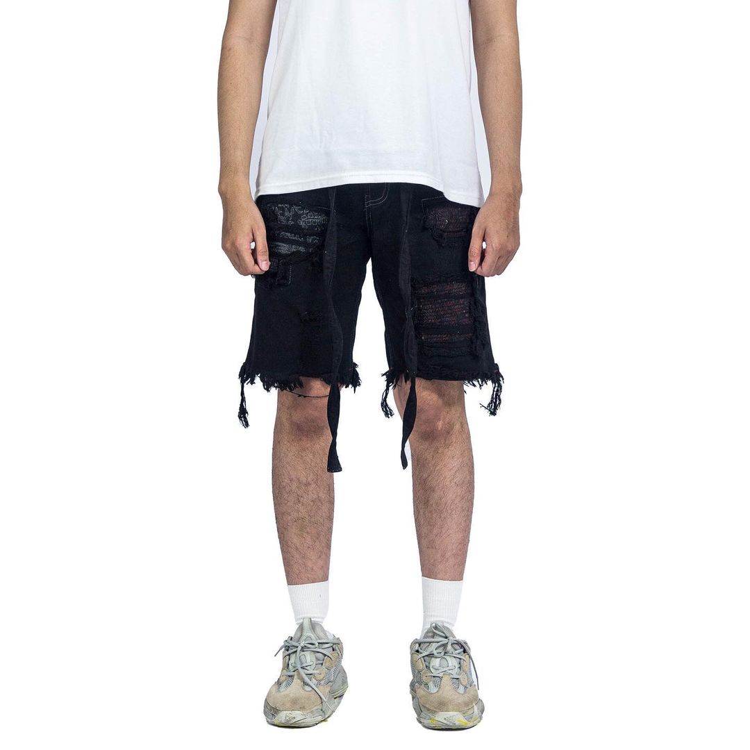 H1 batik short - Black - Celana Jeans