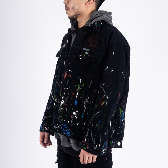 A1 Jacket - Splatter of Riviera - Jaket Jeans