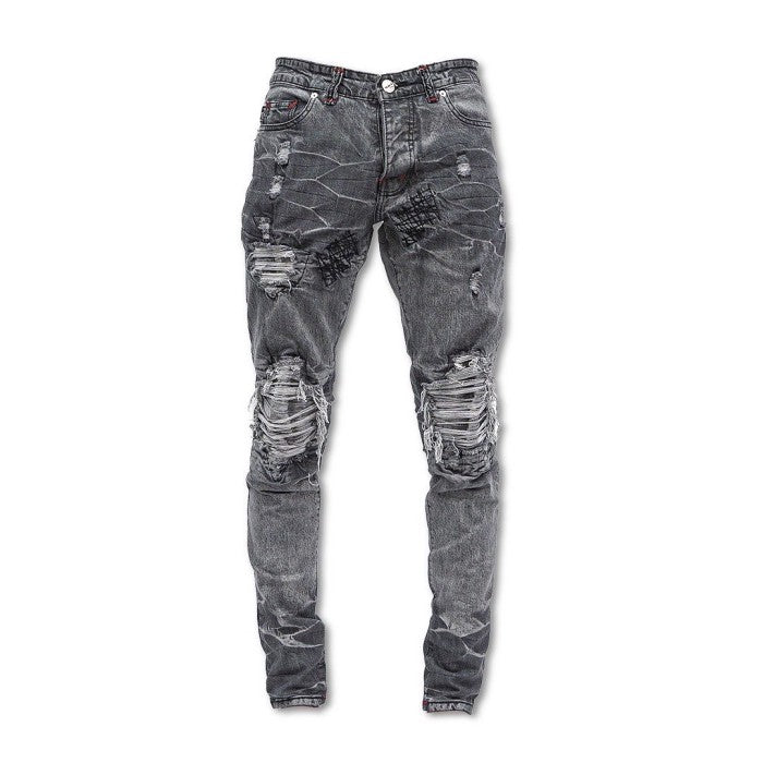 M1 tri biker - Acid grey - Celana Jeans