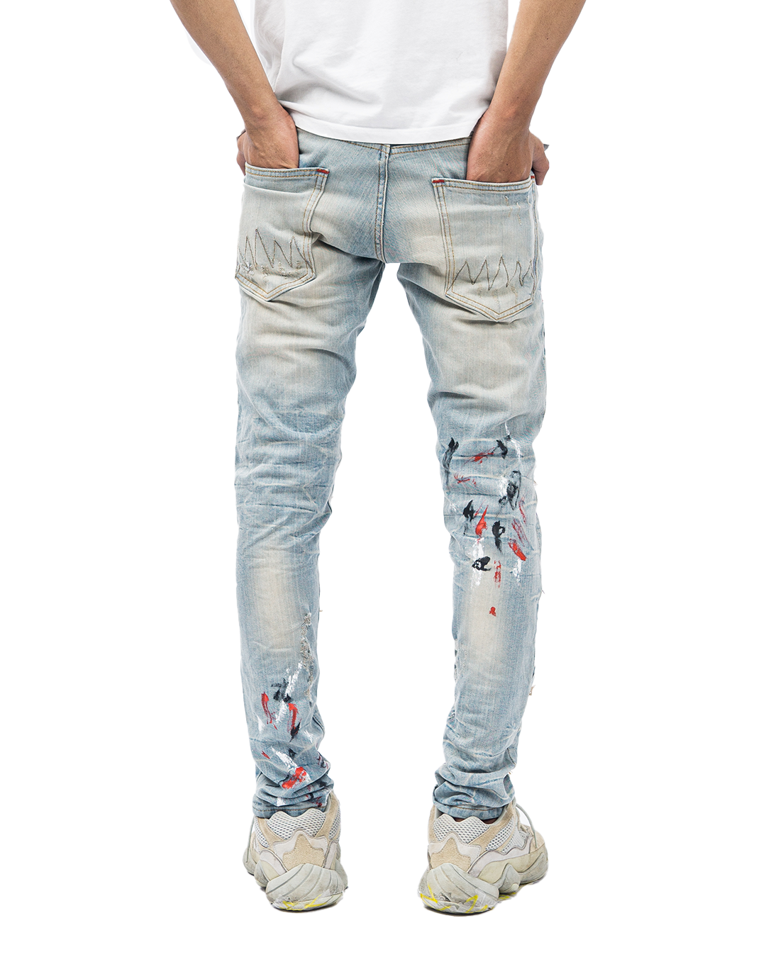 H1 Leather Patch - Creme Monett - Celana Jeans