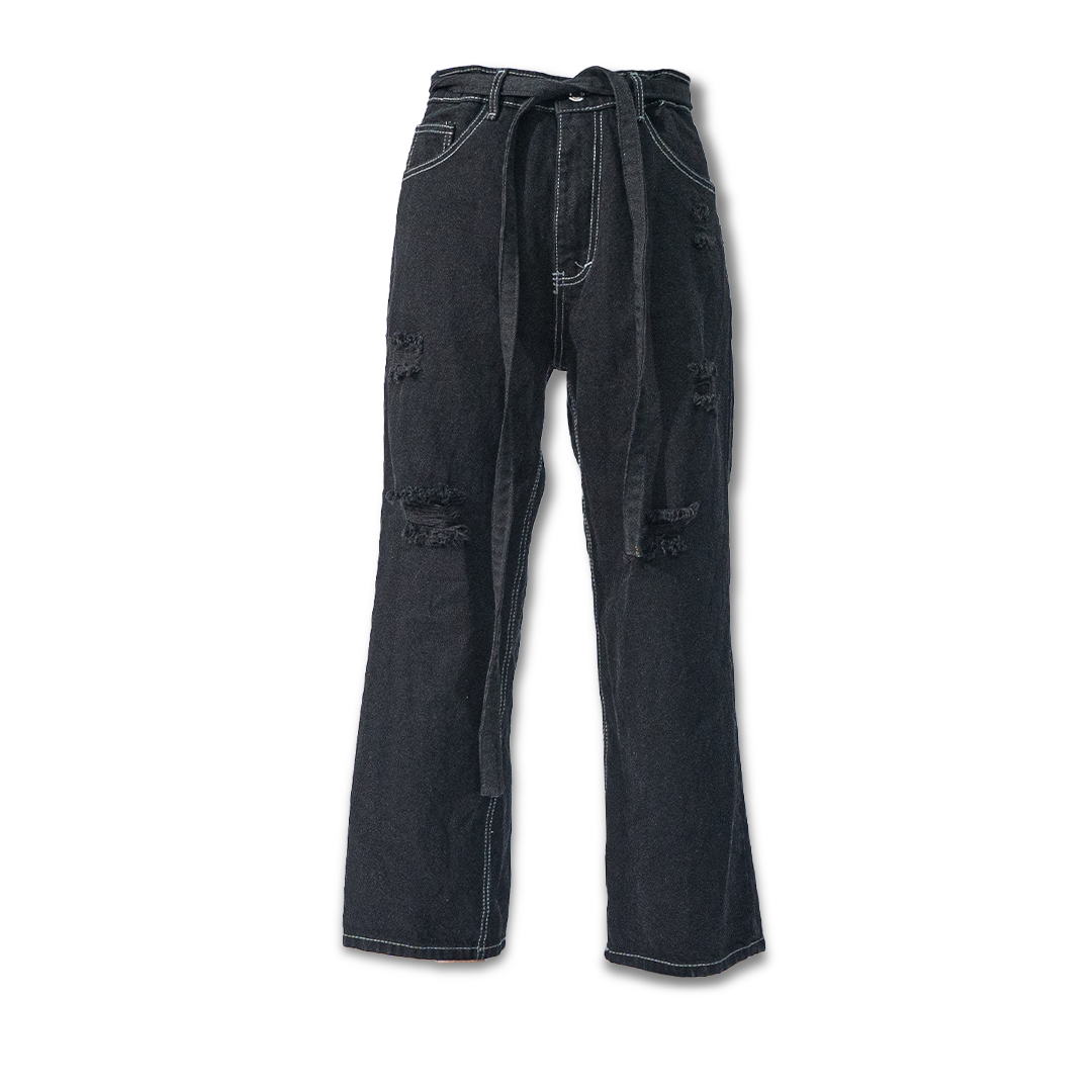 H1 high waisted ladies - Dist. black- Celana Jeans
