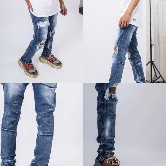 M1 - Cobalt blue - Celana Jeans