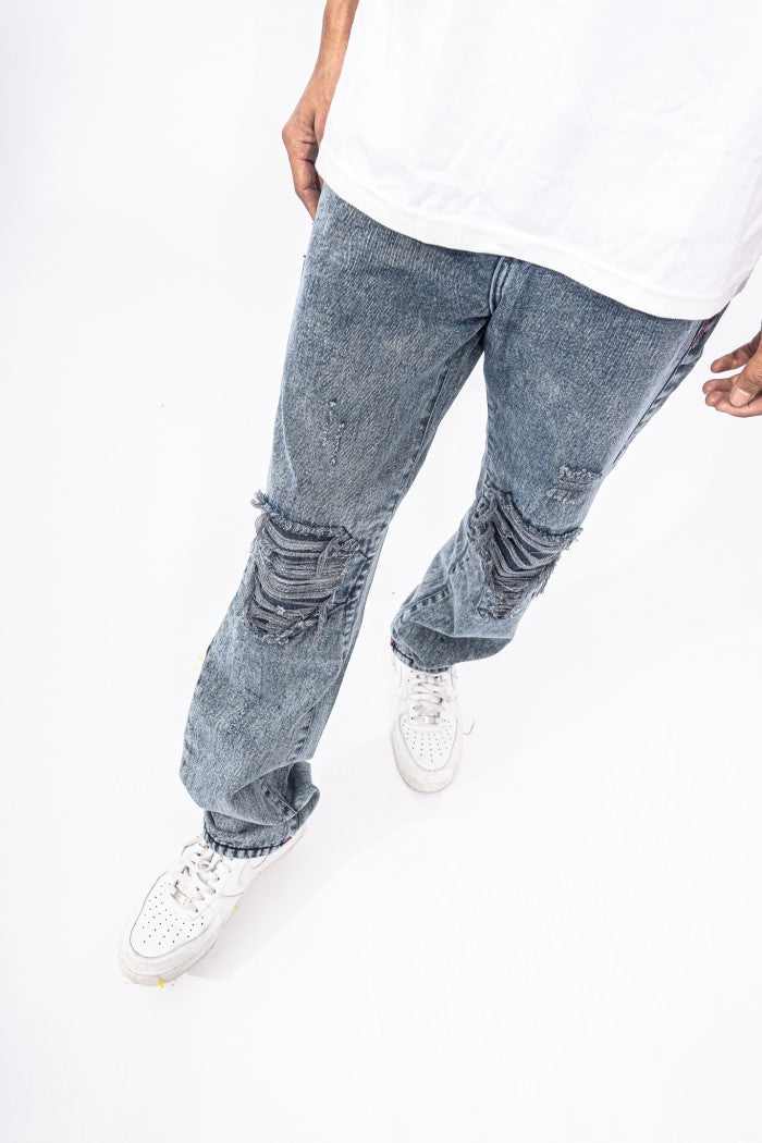 H1 regular patch - Galactic smoke - Celana Jeans