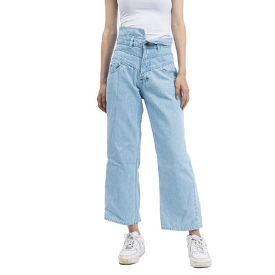 A1 Ladies High Waisted - Clair bleu - Celana Jeans