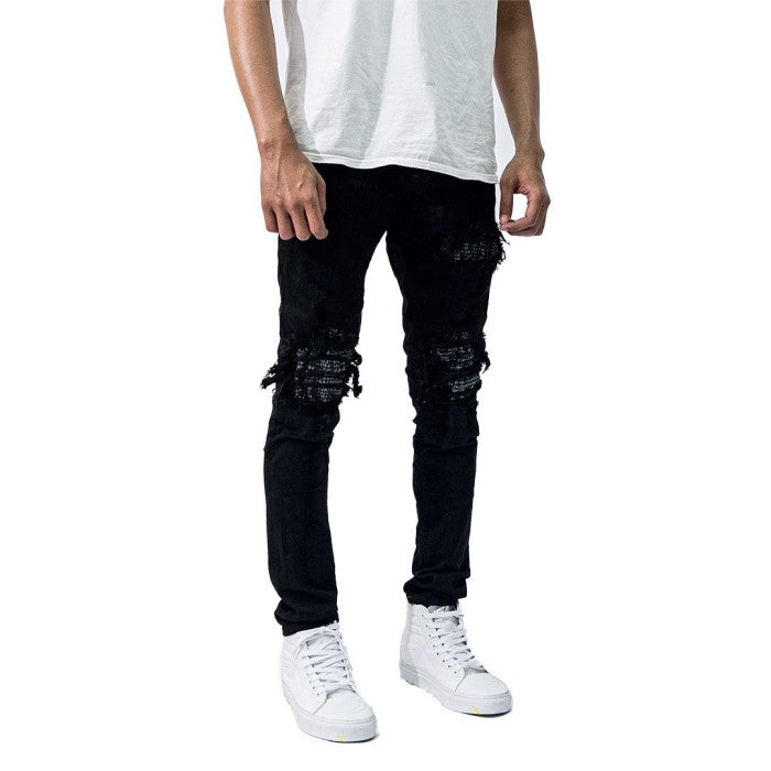 M1 Tri Batik - Black - Celana Jeans