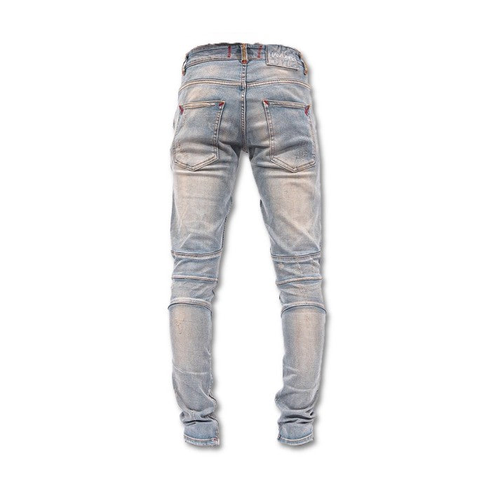 A1 biker - Cream stone - Celana Jeans
