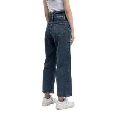 A1 Ladies High Waisted - Snowish black - Celana Jeans