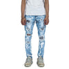 M1 batik patch - Light blue splash 2 - Jeans Pants