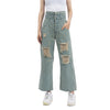 A1 Ladies High Waisted Dist. - Creme bleu - Celana Jeans