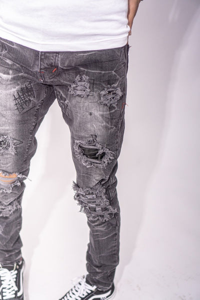 M1 tri patch - Apex grey - Celana Jeans