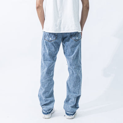 H1 regular patch - Ocean snowish blue - Celana Jeans