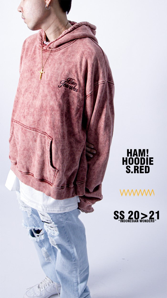 HAM! hoodie - Snowish red - Hoodie pria